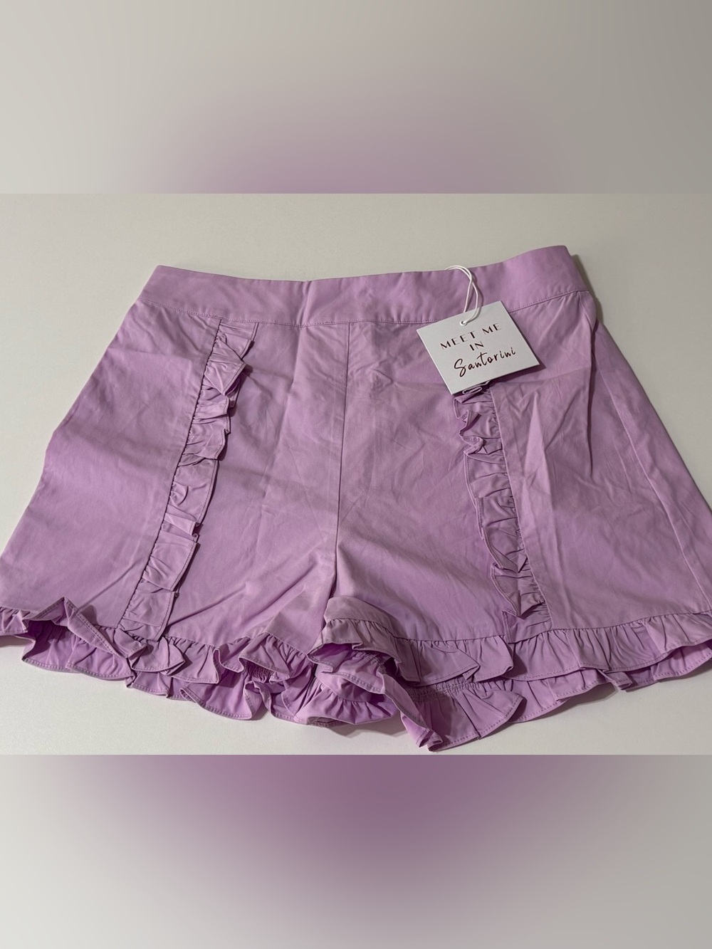 NWT Lavender Ruffle Shorts